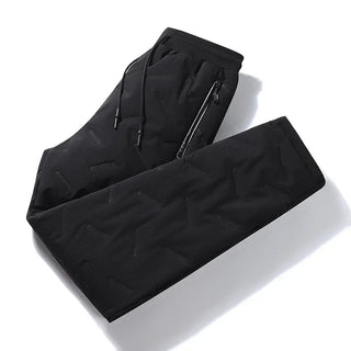 Pantalones de algodón de invierno para hombre, informales, impermeables, con cremallera, bolsillos, de lana gruesa, cálidos, para correr, para exteriores, a prueba de frío, pantalones de esquí, 7XL