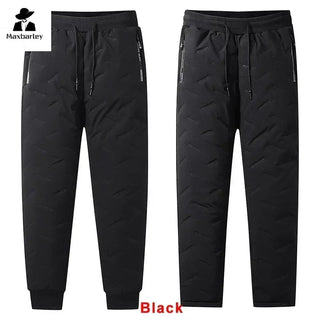 Pantalones de algodón de invierno para hombre, informales, impermeables, con cremallera, bolsillos, de lana gruesa, cálidos, para correr, para exteriores, a prueba de frío, pantalones de esquí, 7XL