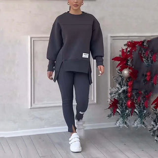 Women's 2 Piece Sweater Leggings Set Pullover Sweatshirt Jogger Sweatpants Tracksuit Casual Outfits
