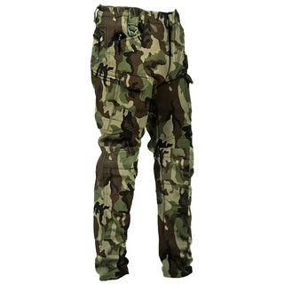 Outdoors Waterproof Tactical Pants Men Shark Skin Soft Shell Fleece Trousers Outdoor Waterproof  Wear-resistant Cargo Work Pant