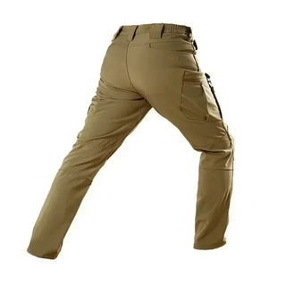 Outdoors Waterproof Tactical Pants Men Shark Skin Soft Shell Fleece Trousers Outdoor Waterproof  Wear-resistant Cargo Work Pant
