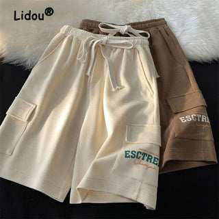 Men's Cargo Shorts New Classic Waist Drawcord