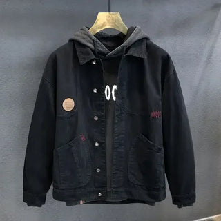 Patchwork Denim jean jacket for men