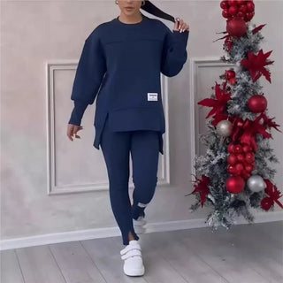 Women's 2 Piece Sweater shirt Leggings Set Pullover