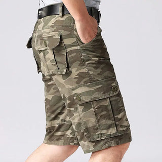 Big Size Military Men Camouflage Cargo Shorts Summer New Y2k Vintage Baggy Outdoor Sports Casual Knee Lenght Tactical Pants 44