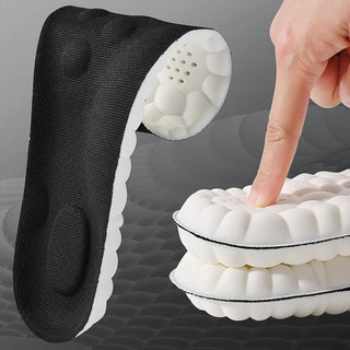 1Pair/2Pairs/4Pairs High Elasticity Latex Sport Insoles Soft Shoe Pads Arch Support Orthotic Insoles Breathable Deodorant Insole