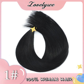 160G Thick Ends Clip in Hair Extensions Human Hair Double Weft Hair Extensions Brazilian 100% Remy Human Hair for Woman 14"-28"