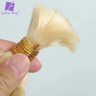 Body Wave Human Hair For Braiding Burmese Remy Braiding Hair Bulk No Weft Double Drawn Bundles Color 30 613 Boho Box Braids Hair