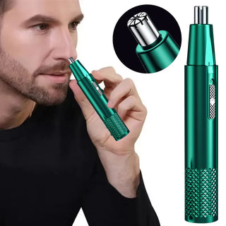 1pcProfessional Nose Hair Trimmer - Compact & Portable,USB Rechargeable Gentle on SkinWaterproof Blades for Easy Cleaning