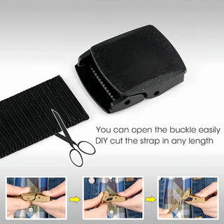 Men's Tactical Belt Non-Metallic Outdoor Sports Leisure Men's Belt Student Canvas Belt