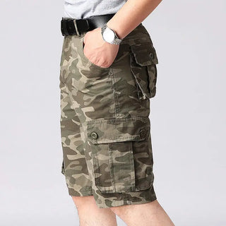 Big Size Military Men Camouflage Cargo Shorts Summer New Y2k Vintage Baggy Outdoor Sports Casual Knee Lenght Tactical Pants 44