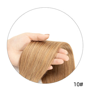 Isheeny 140-240G Volume Clip In Human Hair Extensions Straight 14"-24" Brazilian Machine Remy Straight Natural Clip In Full Head