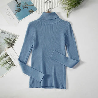 Women Fall Turtleneck Sweater Knitted Soft Pullovers Cashmere Jumpers Basic Soft Sweaters For Women 2025 Autumn Winter