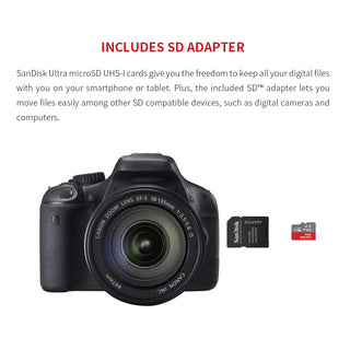 SanDisk Ultra Micro SD Memory Card TF Flash Card A1 V10 C10 U1 32GB 64G 128G 256G for Camera Phone Nintendo Switch Table
