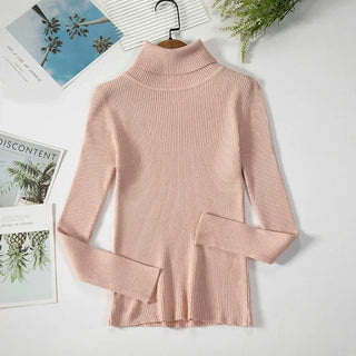 Women Fall Turtleneck Sweater Knitted Soft Pullovers Cashmere Jumpers Basic Soft Sweaters For Women 2025 Autumn Winter