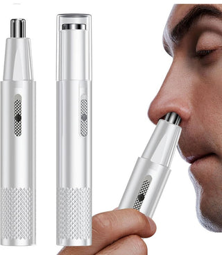 Ear and Nose Hair Trimmer for Men 360 Rotating Dual-Blade Electric Shaver Professional Ear Nose Hair Clipper Facial Hair Removal