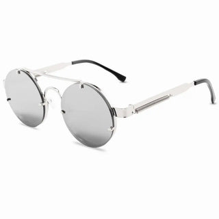 Vintage Punk Style Sunglasses Men Retro Round Metal Frame Women Summer New Design Sun Glasses Fashion Eyewear UV400
