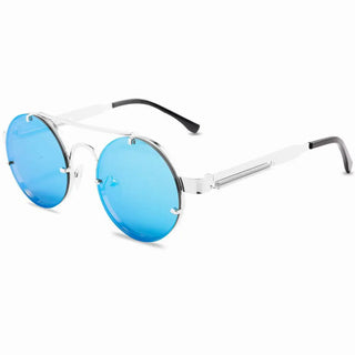 Vintage Punk Style Sunglasses Men Retro Round Metal Frame Women Summer New Design Sun Glasses Fashion Eyewear UV400