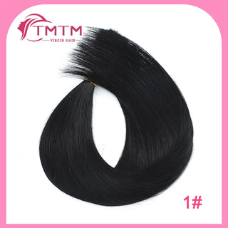 Straight Bulk Human Hair Extensions Brazilian Remy Human Hair No Weft 16-28 Inch Pre-Colored Copper Brown Bulk Hair For Braiding