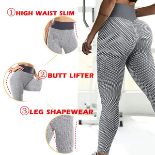 Ladies High Waisted Tight Sport Workout Butt Lift Yoga pants