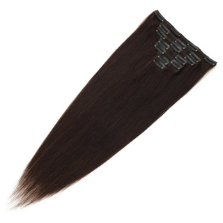 Clip in Human Hair Real Natural  Hair Extension Double Weft Full Head 7PCS Clip Ins For Add Volume Shipping from US