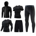 all black set