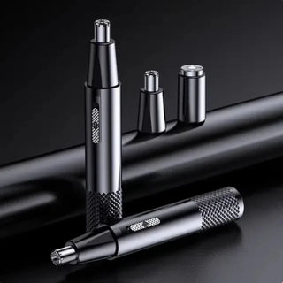 Ear and Nose Hair Trimmer for Men 360 Rotating Dual-Blade Electric Shaver Professional Ear Nose Hair Clipper Facial Hair Removal