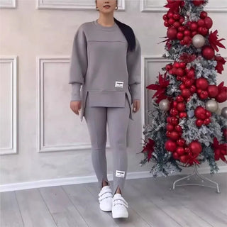 Women's 2 Piece Sweater shirt Leggings Set Pullover