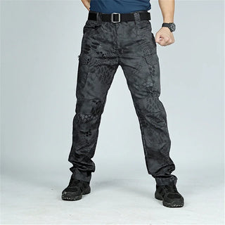 Men's Outdoor Military Casual Tactical Pants Breath Waterproof Cargo Pant Men Army Camping Fishing Lightweight Trousers