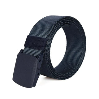 Men's Tactical Belt Non-Metallic Outdoor Sports Leisure Men's Belt Student Canvas Belt