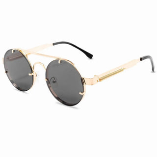 Vintage Punk Style Sunglasses Men Retro Round Metal Frame Women Summer New Design Sun Glasses Fashion Eyewear UV400