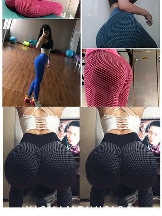 Ladies High Waisted Tight Sport Workout Butt Lift Yoga pants