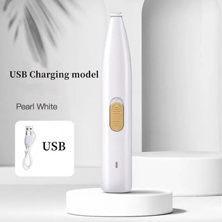 1pc Electric Pet Clippers Cats Dog Foot Hair Trimmer USB Charging Pet Paw Hair Clipper Shaver Grooming Machine Pets Products