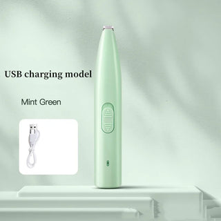 1pc Electric Pet Clippers Cats Dog Foot Hair Trimmer USB Charging Pet Paw Hair Clipper Shaver Grooming Machine Pets Products