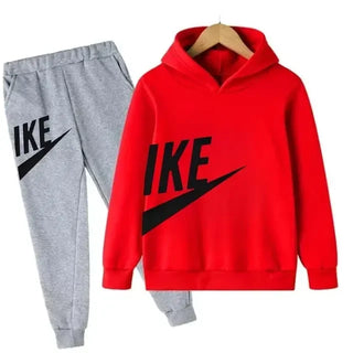 Hot Brand Designer Print Children Sport Hoodie+Pant Suit 2pcs Set Kids Boy Girl Clothing Spring Autumn Casual Fashion Tracksuit