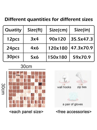 12/24/30pcs Rose Gold Shimmer Wall Panels Backdrops Square Sequins Backdrops Girls Birthday Graduation Wedding Party Decoration