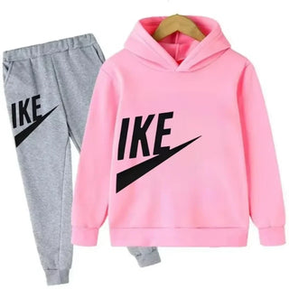 Hot Brand Designer Print Children Sport Hoodie+Pant Suit 2pcs Set Kids Boy Girl Clothing Spring Autumn Casual Fashion Tracksuit