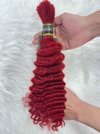 Deep Curly Bulk Human Hair Deep Wave for Boho Braids No Weft Brazilian Virgin  Bulk Human Hair for Braiding 14 To 28 Inch