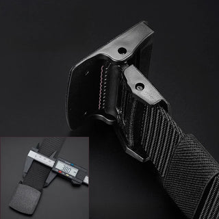 Men's Tactical Belt Non-Metallic Outdoor Sports Leisure Men's Belt Student Canvas Belt