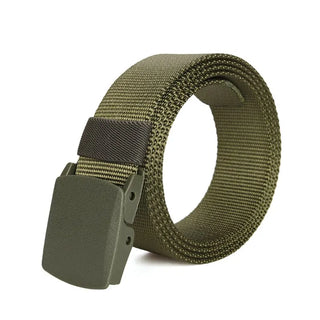 Men's Tactical Belt Non-Metallic Outdoor Sports Leisure Men's Belt Student Canvas Belt