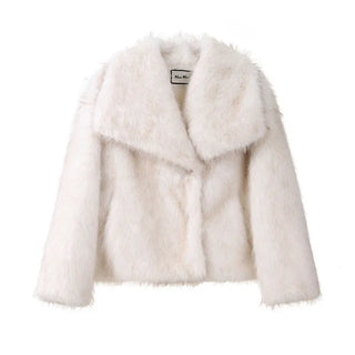 New Fashion Fluffy Fur Coat