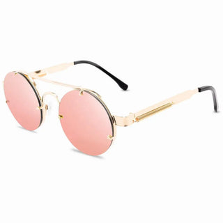 Vintage Punk Style Sunglasses Men Retro Round Metal Frame Women Summer New Design Sun Glasses Fashion Eyewear UV400