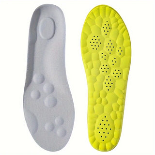 1Pair/2Pairs/4Pairs High Elasticity Latex Sport Insoles Soft Shoe Pads Arch Support Orthotic Insoles Breathable Deodorant Insole