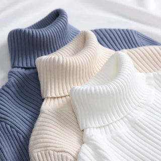 Women Fall Turtleneck Sweater Knitted Soft Pullovers Cashmere Jumpers Basic Soft Sweaters For Women 2025 Autumn Winter
