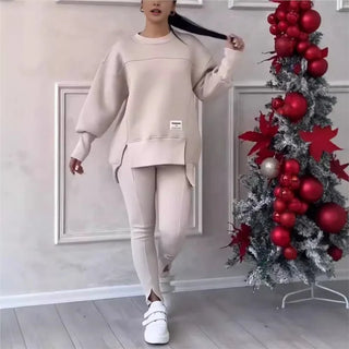 Women's 2 Piece Sweater shirt Leggings Set Pullover