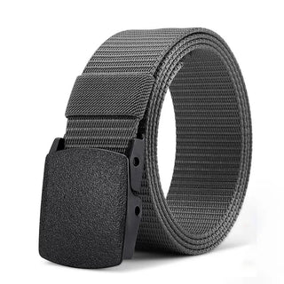 Men's Tactical Belt Non-Metallic Outdoor Sports Leisure Men's Belt Student Canvas Belt