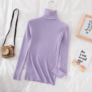 Women Fall Turtleneck Sweater Knitted Soft Pullovers Cashmere Jumpers Basic Soft Sweaters For Women 2025 Autumn Winter