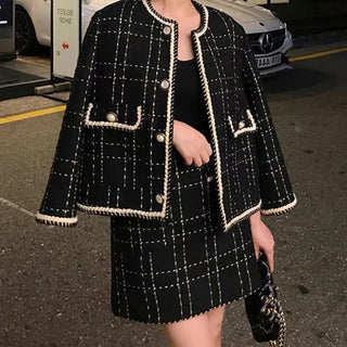 Women Fried Street Tweed Suit