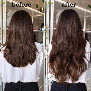 160G Thick Ends Clip in Hair Extensions Human Hair Double Weft Hair Extensions Brazilian 100% Remy Human Hair for Woman 14"-28"