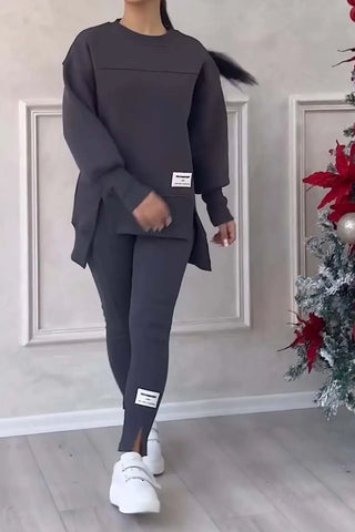 Women's 2 Piece Sweater shirt Leggings Set Pullover